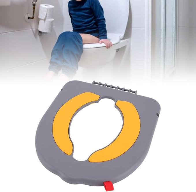 KIMISS Toddler Potty Ergonomic Slip Strong Suction Cup Fixation Portable Kids Toilet for Home Travel Ddler Travel Potty S Ergonomic Providing Curved Design Sitting Comfortable The