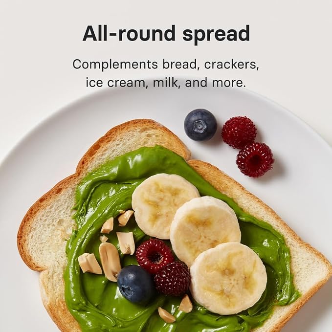 OSULLOC Green Tea Milk Spread (7.05 oz, 200g), Made of Finest Matcha from Jeju Island, Matcha-Infused Spreads