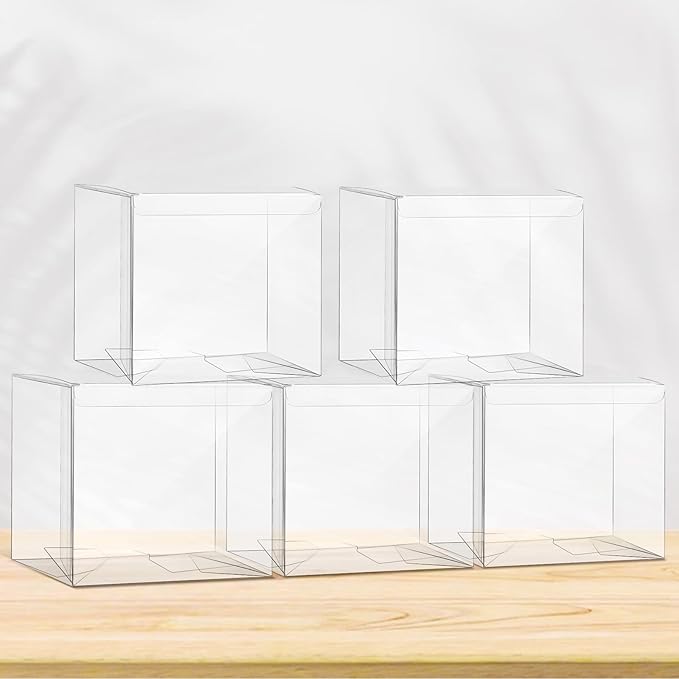 5 Pack Clear PKMN ETB Protector Case, PKMN Elite Trainer box Protector, PET Plastic Display Box Protector for Collectors Gifts Elite Trainer Boxes - 0.5mm Thick (Pack of 5)