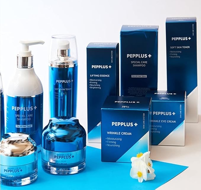 PEPPLUS + Anti-wrinkle Eye Cream, Firming, Moisturizing, Nourishing 30 ml Bundled with 1 Pack Oil Absorbing Blotting Paper