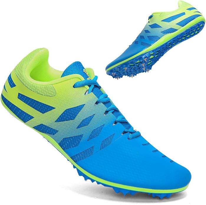 Men Women Kids Track and Field Shoes Professional 8 Spikes Running Racing Sneakers Breathable Lightweight Sprinting Shoes
