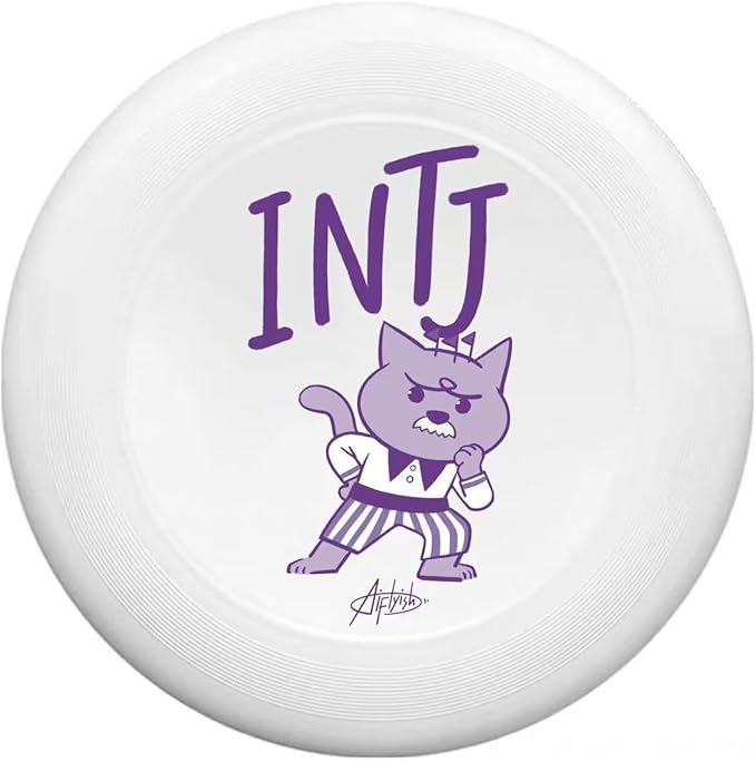 Social Gift & Team Activity Flying Disc, 10.63 Inch MBTI Flyer Disc Lightweight Durable for Outdoor Beach Park Backyard Game - 170g