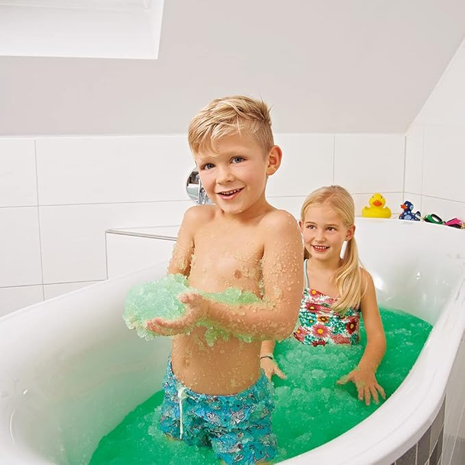 3 x Gelli Baff Bundle from Zimpli Kids, Blue, Red & Green, Turn water into colourful goo! Children’s Sensory & Bath Toy