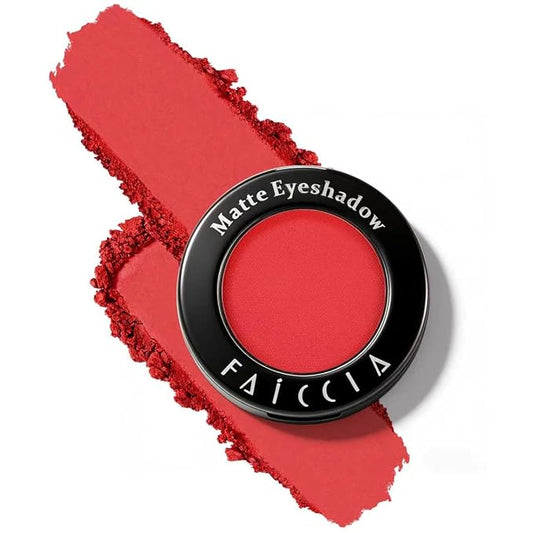 Single Eyeshadow, Skeleton Rose Velvet Matte Finish, Highly Pigmented Blendable Pressed Powder Eye Shadow, Long-Lasting Eye Makeup for Women, Versatile for Halloween, Grunge Parties #15