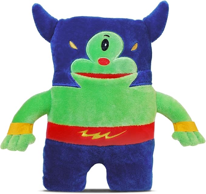 The Tooth Brigade Tooth Fairy Pillow | Stuffed Plush with Large Pocket Mouth for Lost Teeth, Treasures, Prizes - Fun and Interactive Plush, Perfect Kids, Boys, & Girls Gift (Potato Monster)