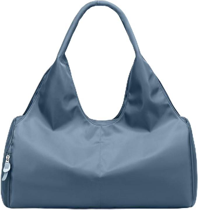 Forestfish Yoga Gym Bag For Women With Shoes Compartment & Wet Dry Storage Pockets Lightweight Duffel Bag, Navy