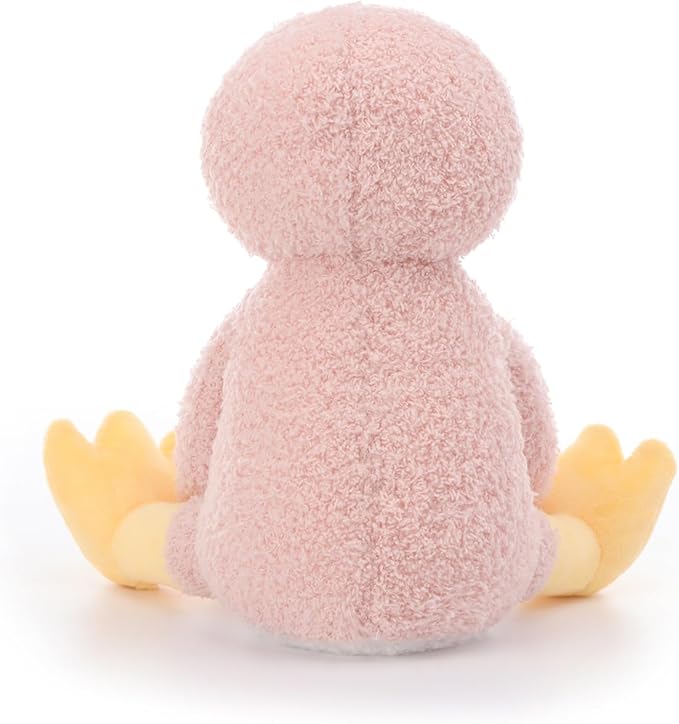 Apricot Lamb Pink Velvet Penguin Stuffed Animals for Kids, Soft Cute Plush Toys for Baby Girl and Boy, 8.5 Inches