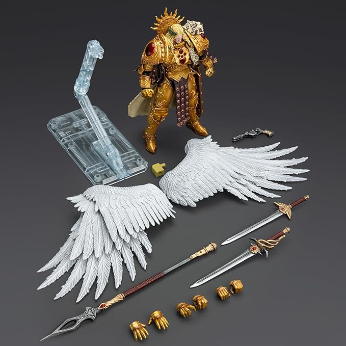 JOYTOY Warhammer 40K The Horus Heresy 1/18 Action Figure Blood Angels Sanguinius Primarch of The IXth Legion Collection Model Birthday