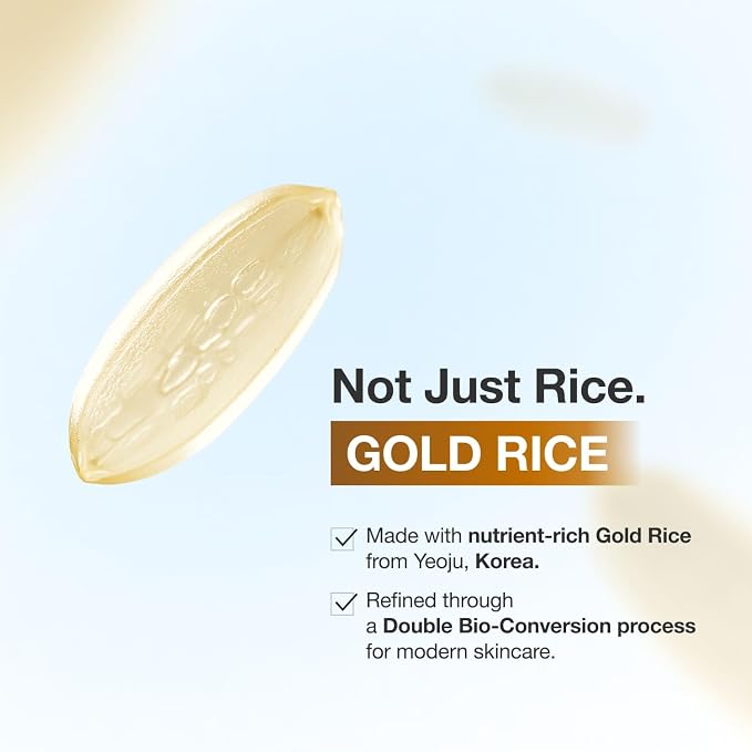 Gold Rice Energy Cream – Heritage Golden Rice Formula for Deep Hydration & Radiant Glow | Vegan Moisturizer with Peptide & Hyaluronic Acid, Korea Skincare(1.69 fl.oz / 50ml)