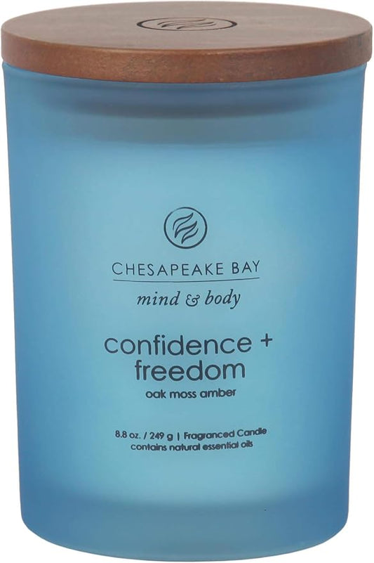 Chesapeake Bay Candle Scented Candle Confidence + Freedom (Oak Moss Amber) Medium Home Décor