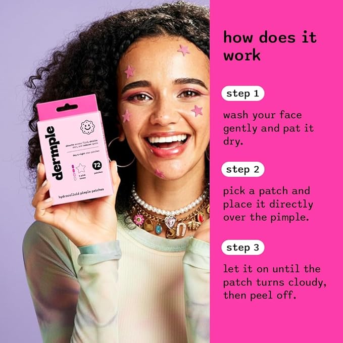 Pimple Patch Color Paper Boxes (72 Count) (Pink)