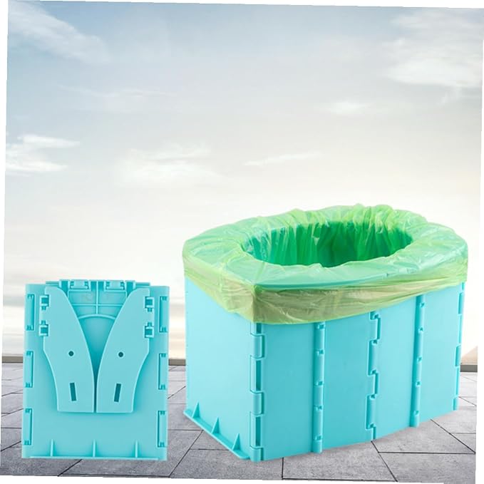 Portable Folding Potty Toilet Made of PP Material for Travel and Car Use Foldable Design Promotes Independent Toilet Training for Boys
