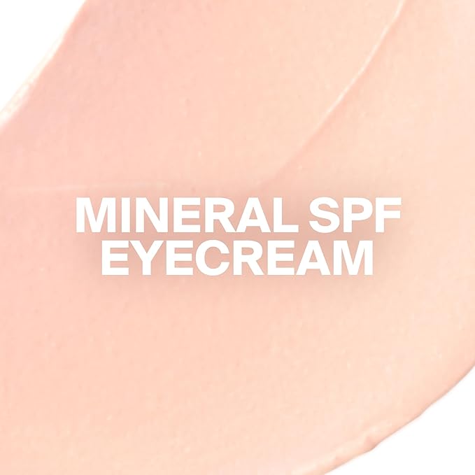 Supergoop! Bright-Eyed Mineral Eye Cream, 0.5 fl oz - SPF 40 PA+++ Hydrating & Illuminating Mineral Sunscreen - Under Eye Cream for Dark Circles & Puffiness - Revives Tired Eyes