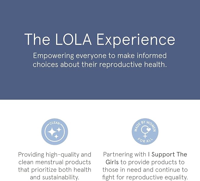LOLA Ultra-Thin Cotton Panty Liners for Women - Hypoallergenic Panty Liners & Daily Light Pads - Unscented Organic Pads for Women - Pack of 56, 6.5 in