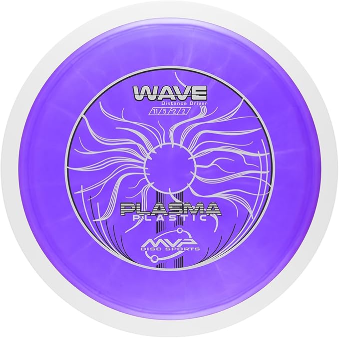 MVP Disc Sports Plasma Wave Disc Golf Distance Driver (Colors May Vary)