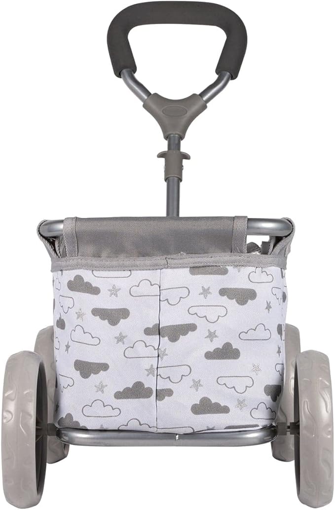 ADORA Baby Doll Wagon - Rainbow Zig Zag, Doll Accessories, Doll Accessory for Toddlers Medium