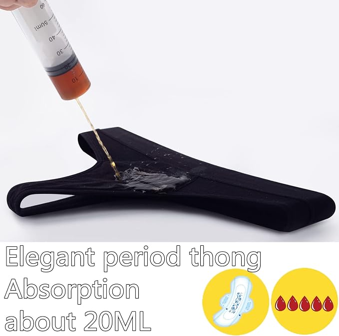Period Underwear for women 20ML Heavy Flow Absorbent thong Leak Proof Period Thongs,Period Panties Tangas