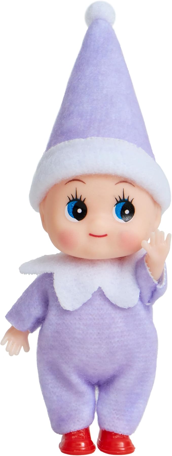 JOYIN 1 Pack Christmas Purple Tiny Elf Soft Plush Toy for Adults Kids Accessories Party Favors Xmas Party Supplies Christmas Decor, Xmas Gift