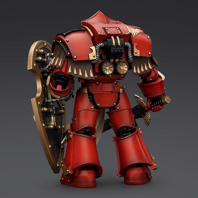 JOYTOY Warhammer The Horus Heresy 1/18 Action Figure Blood Angels Crimson Paladins Squad Crimson Paladin 3 Collection Model