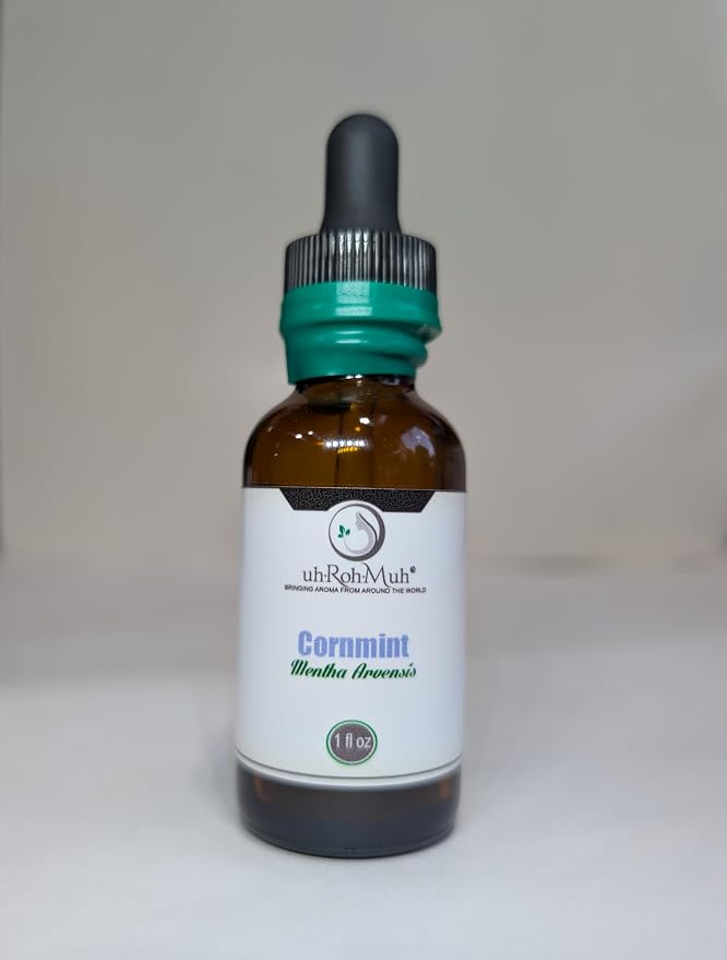 Cornmint Essential Oil - 100% Pure & Natural Essential Oil for Aromatherapy, Home Essential Diffuser Oil, Minty Aroma for Aromatherapy - Sourced from India(1 Ounce)
