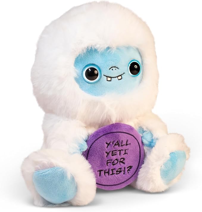 Yeti Plushie - Ya'll Yeti for This!? Sassy Yeti Plush, Gift for Animal Lovers, Cute Plush Toy for Gifting