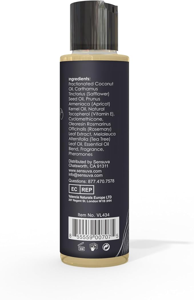 Sensuva Me & You Massage Oil | Wild Passion Fruit & Island Guava | 4.2 fl.oz.