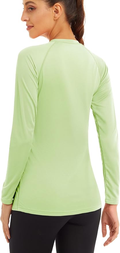 MAGCOMSEN Women's Long Sleeve Shirts UPF 50+ Sun Protection Shirts for Hiking Fishing Workout Rash Guard