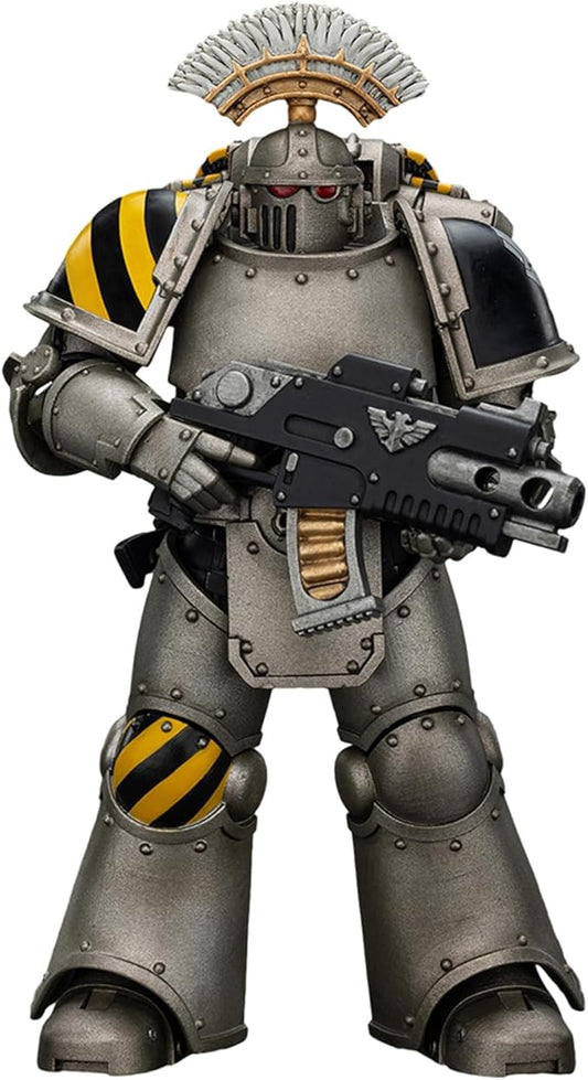 JoyToy 40K Genuine License 1:18 Action Figure, lron Warriors MKlll Tactical Sergeant, 4.96in Collectible Action Figures