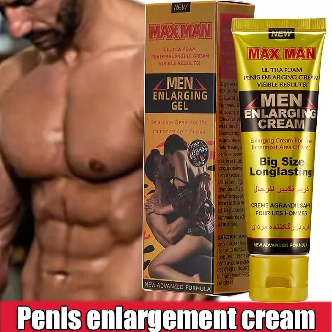 Massage Essential Cream for Enhancing Sexual Desire-Men Massage Oil for Sex -Sexual Enhancement Erection Cream Penisgrowth Oil Longer Thicker Penis Energy
