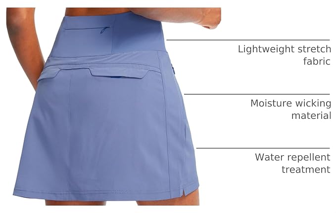 G Gradual Golf Skorts Skirts for Women with 5 Pockets Women's High Waisted Lightweight Athletic Skirt for Tennis Running