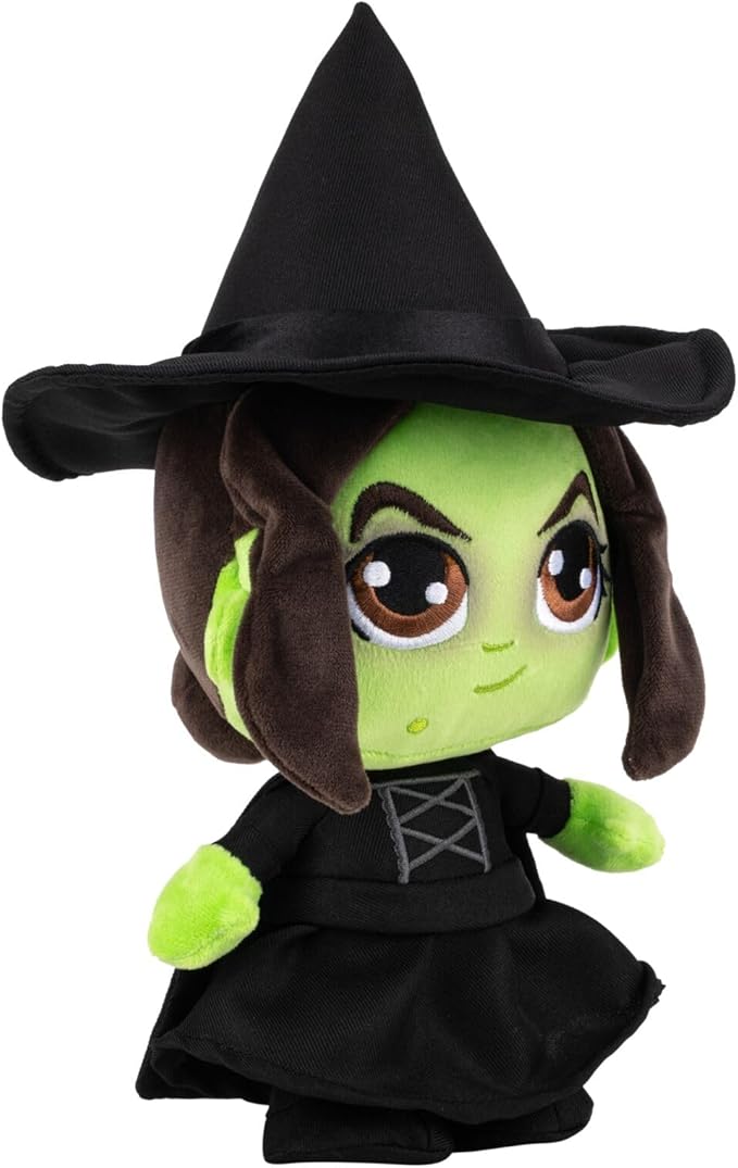 Jazwares Warner Bros. 8-Inch Wicked Witch Plush from The Wizard of Oz - Super-Soft and Huggable Plush Toy - Official Licensed Plush - for All Ages