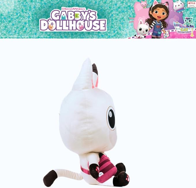 DreamWorks Gabby's Dollhouse Pandy Paws Bedding Super Soft Cozy Cuddle Pillow Buddy, (Officially Licensed Product) by Franco