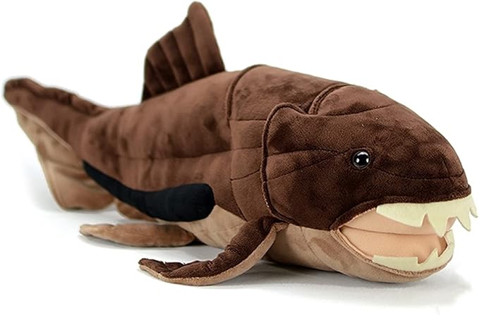 Simulation Deng's Fish Plush Toy, 23.62inch Stuffed Animal Toys Soft and Lifelike Deng's Fish, for Kids, Home Decoration