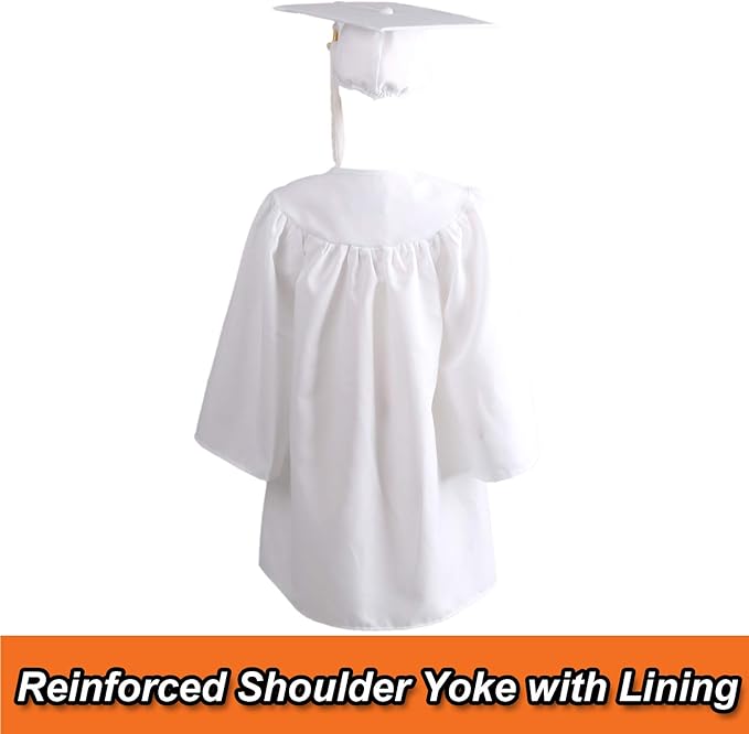 OSBO GradSeason Unisex Matte Kindergarten Graduation Gown Cap Tassel Set 2025
