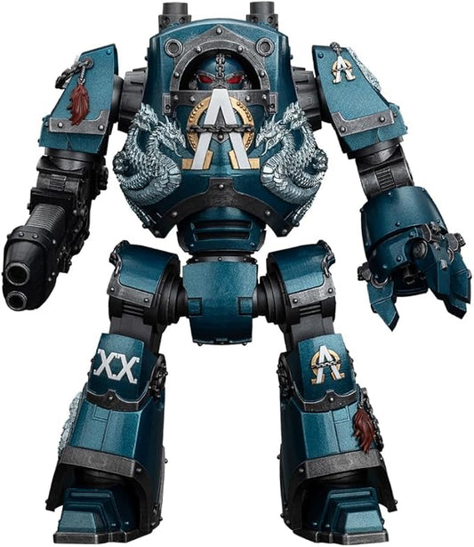 JOYTOY-Warhammer The Horus Heresy-1:18-Action Figure-Alpha Legion Contemptor Dreadnought with Gravis Plasma Cannon-Collection Model Birthday Gifts