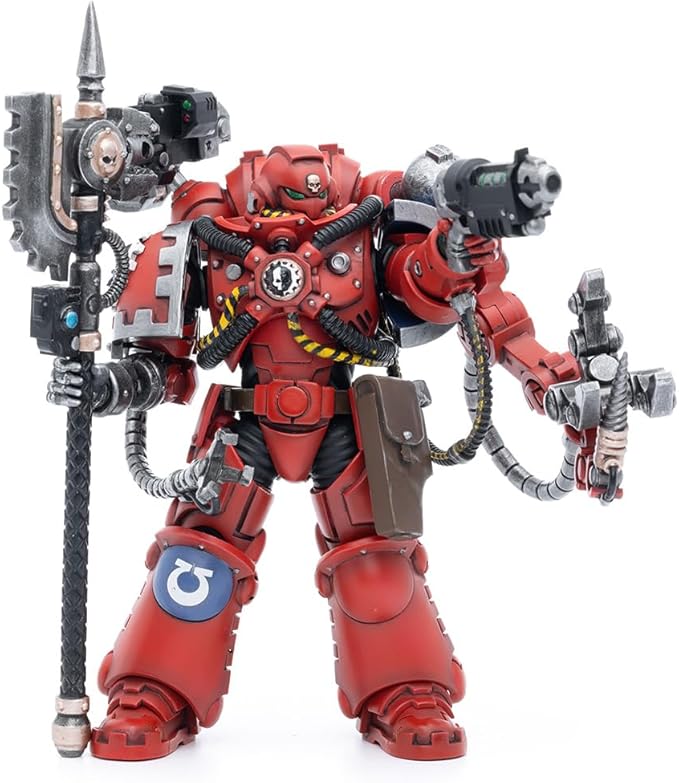 JOYTOY Warhammer 40,000 1/18 Action Figure Ultramarines Primaris Techmarine Collection Model Birthday Gifts