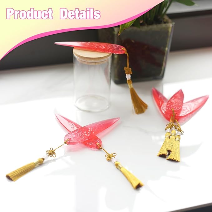 5 Inches Soft Plastic Translucent Dagger Props Safe and Cut-Proof for Cosplay and Halloween Party