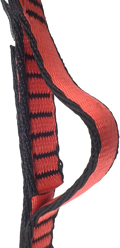 KIKIGOAL 2pcs Safety Daisy Chains Strong Climbing Strap Adjustable Nylon Strap Rope Yoga Pilates Stretching Straps