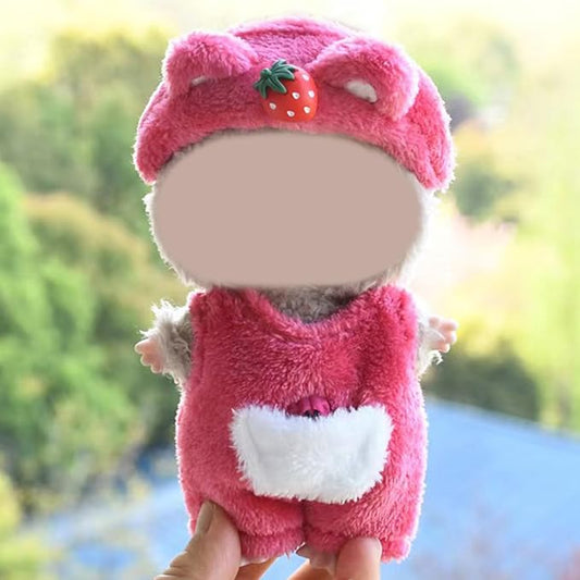 Clothes for 17cm Dolls Cute Animal Clothes Accessories, FashionOutfit Suitable for 6.69inch (17cm) Doll Soft Cotton Clothing Replacement(No Doll)