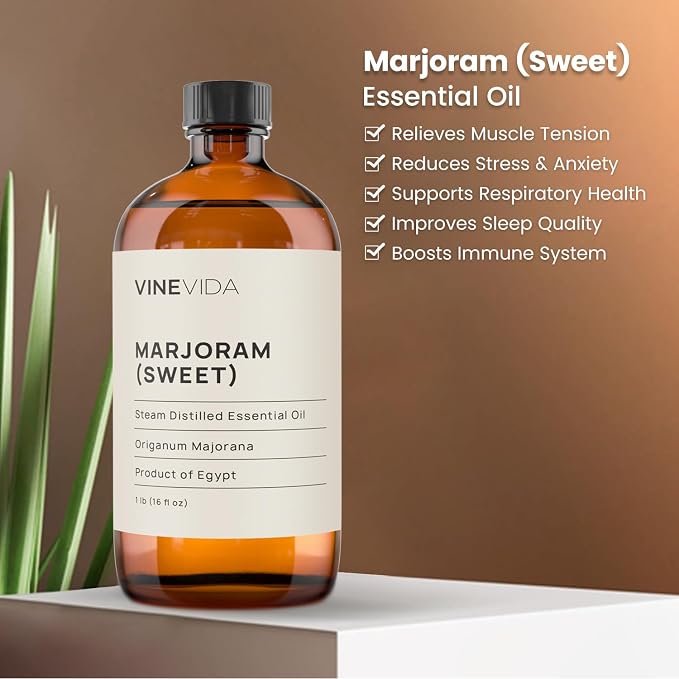 VINEVIDA [16oz] Marjoram Essential Oil
