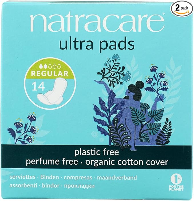 Natracare Pads Ultra with Wings 14 ct (2 Pack)