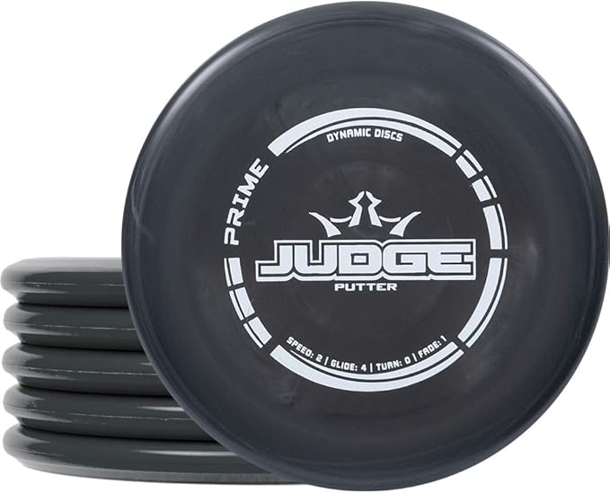 Dynamic Discs Judge Disc Golf Putter, Men and Women Frisbee Golf Putter Set, 170g+, Discs Golf Color & Stamp Will Vary, 5 Pack