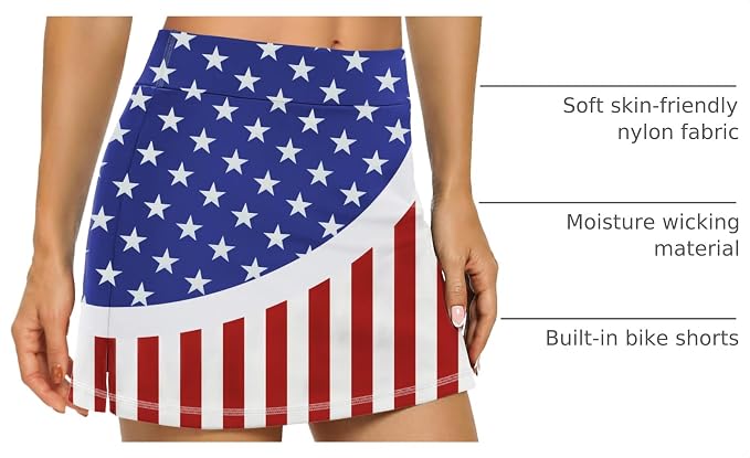LouKeith Tennis Skirts for Women Golf Athletic Activewear Skorts Mini Summer Workout Running Shorts with Pockets