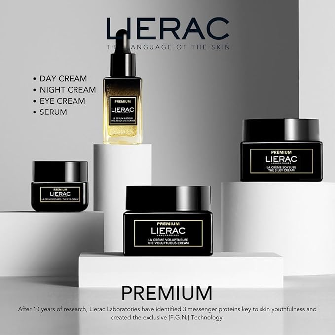 Lierac The Silky Cream Refill - Corrects all the Signs of Aging Face Cream with Niacinamide & Hyaluronic Acid, Hydrates, Firms & Smooths Skin, Refill - 50ml Jar