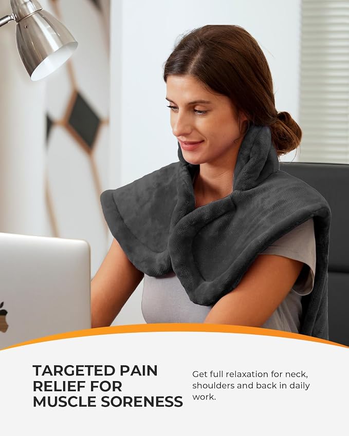 FSA Eligible Items Only List, CooCoCo Heating Pad for Back Pain Relief, HSA Store Eligible Large Heat Pad, Electric Wearable Blanket for Neck Shoulders, ETL Certified, 24 * 33 inch