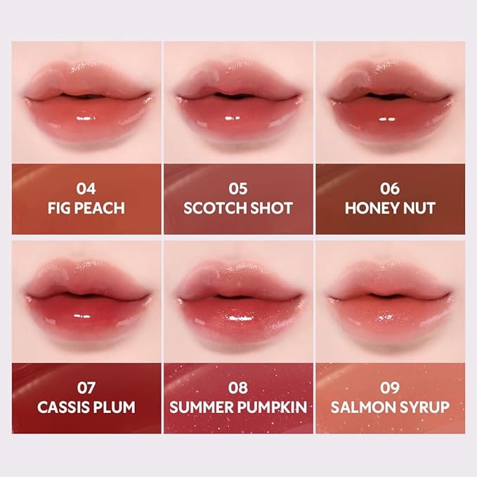 TIRTIR Waterism Tinted Lip Gloss #05 Scotch Shot, 0.14 Fl Oz – Kiss Ready Lipgloss, 12H Long Lasting Non Sticky Natural Tinted Glow Korean Multiuse Cheek and Lip Tint for Women gift