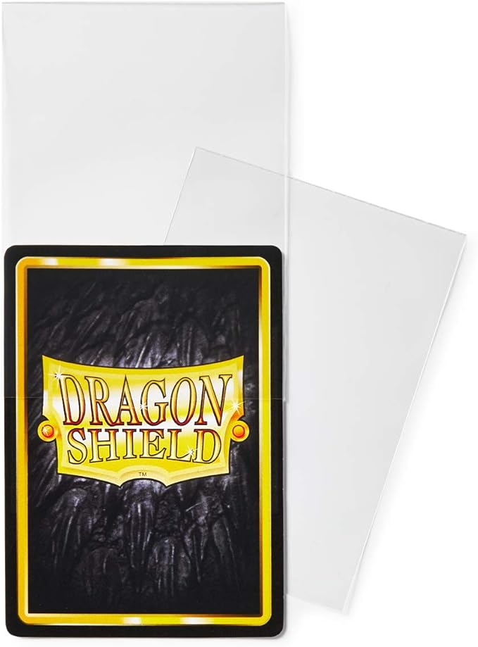 Dragon Shield Perfect Fit Inner Card Sleeves Standard Size (100 CT) – PVC-Free Polypropylene Double-Sleeve Protection Compatible with Pokemon, One Piece & Magic The Gathering – Clear