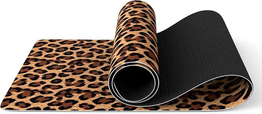FOLAI Extra Thick Yoga Mat 6mm，pilates mat thick - Non-Slip Exercise Mat for HIIT, Pilates & Home Workouts & Workout with Free Carry Strap