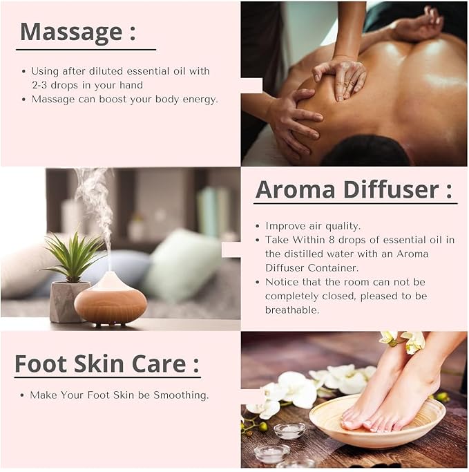 Lemon Essential Oil Therapeutic Grade Aromatherapy Oils Fragrance Oil for Diffuser Yoga Massage & DIY Personal Care 10 ml