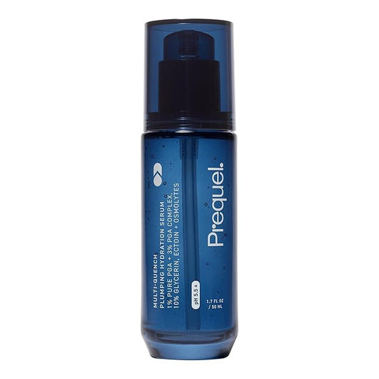 Prequel Skin Multi-Quench Plumping Hydration Serum for Face. Intensive Hydrating Facial Serum for Women with PGA Complex and Moisture-Binders. Deep Moisturizing for Dry and Sensitive Skin, 1.7oz